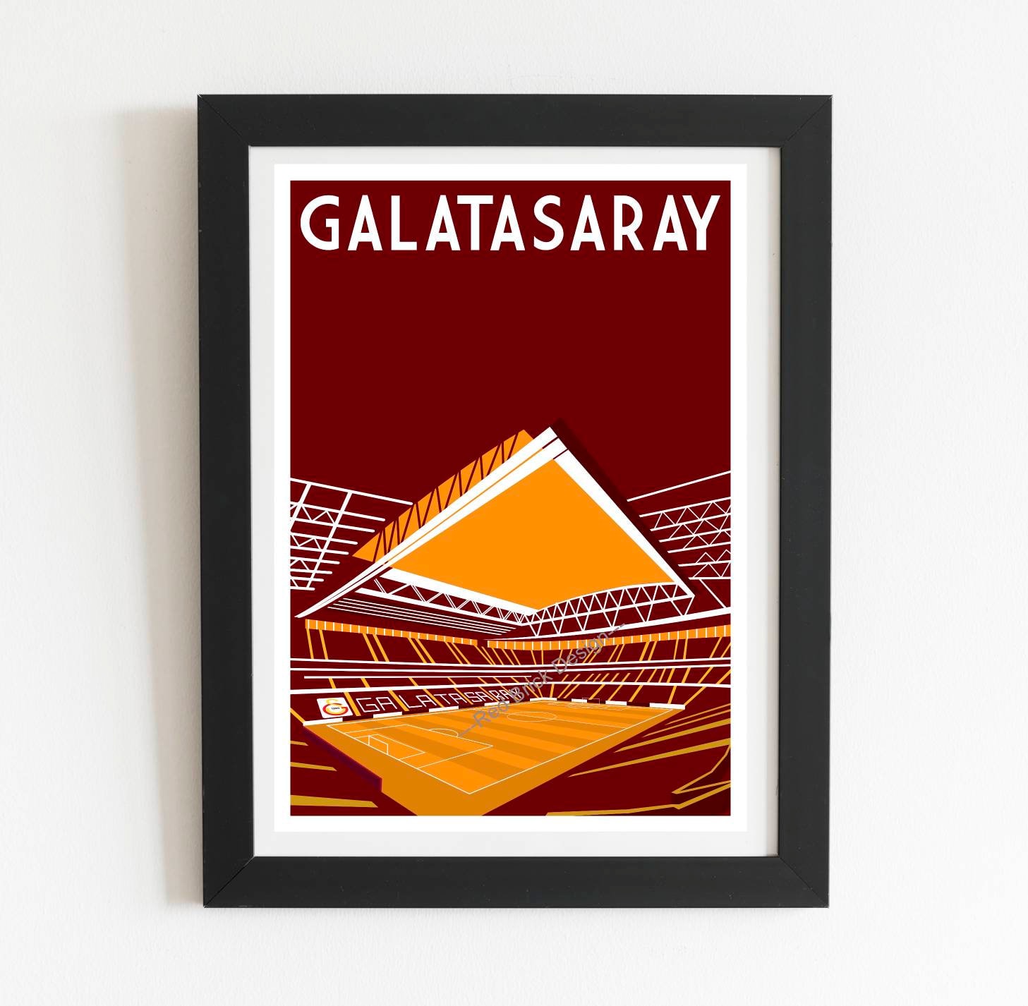 Wallpaper Galatasaray SK Illustration Poster for Sale by AnindyaYalanda