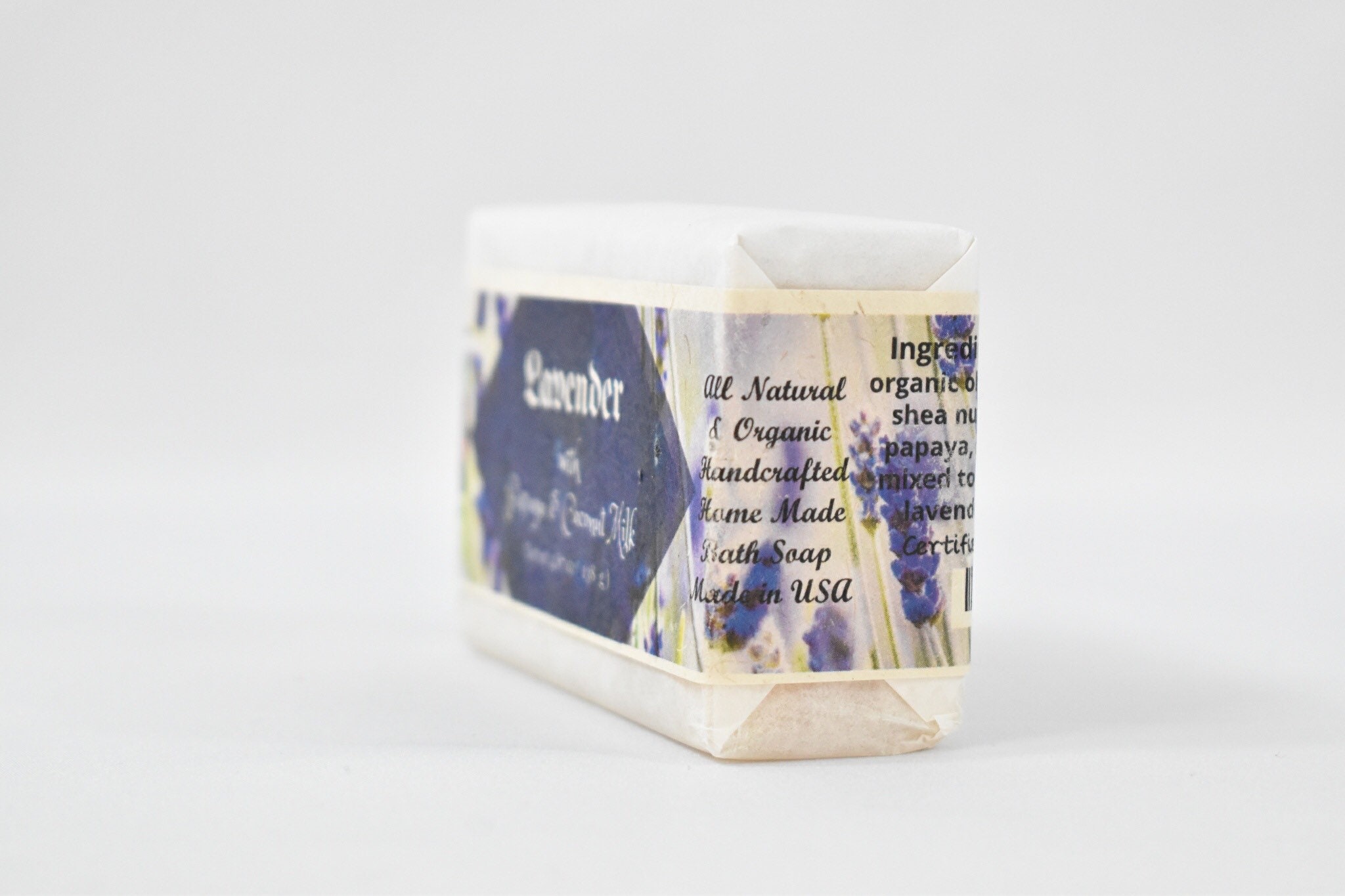 Calming Lavender Vegan Body Soap Organic Etsy UK