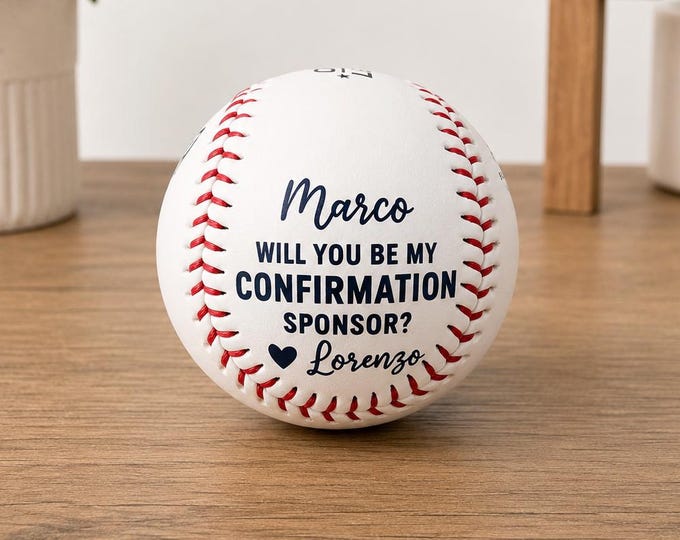 Personalized Confirmation Sponsor Proposal Baseball