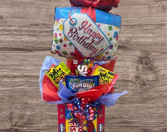 Mixed Candy Bouquet-Special Occasion-Birthday-Graduation-Quarantine-Get Well Soon-Congratulations-Best Wishes-Thinking of You-Thank You-Gift