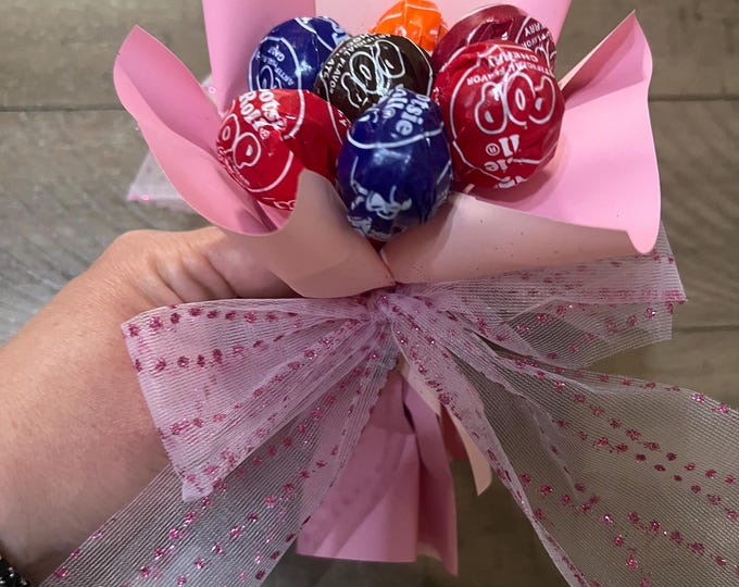 Lollipop Candy Bouquet Candy Bouquet Candy Gift Special Occasion Birthday-Graduation-Dance Recital-Get Well Soon-Congratulations-Best Wishes