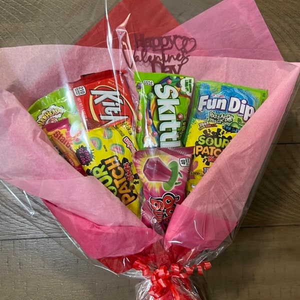 Mixed Candy Bouquet Special Occasion Birthday-Graduation-Quarantine-Get Well Soon-Congratulations-Best Wishes-Thinking of You-Thank You-Gift