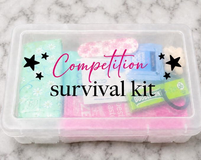 Competition Survival Kit, Competition Gift, Competition Essentials, Competition Gift, Personalized Competition Kit, Backstage Emergency Kit