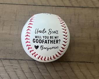 Godfather Personalized Baseball Proposal Gift