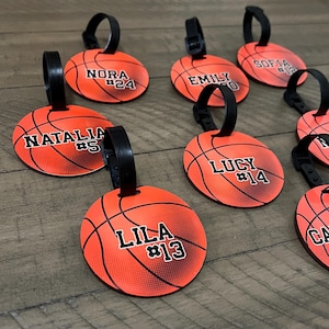 Personalized Sports Bag Tags, Basketball Bag Tag, Team Sports Bag Tag, Sports Gear, Athlete Name Tag, Gift for Coach, Sports Team Gift