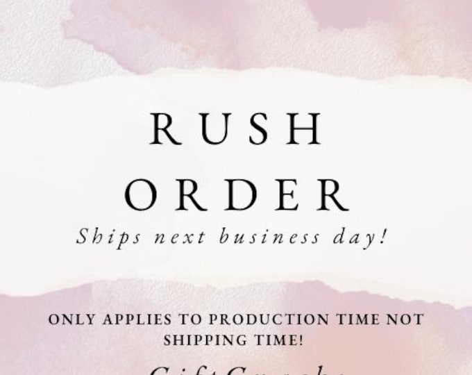 RUSH ORDER-Expedite Order Processing for GiftKnacks Shop