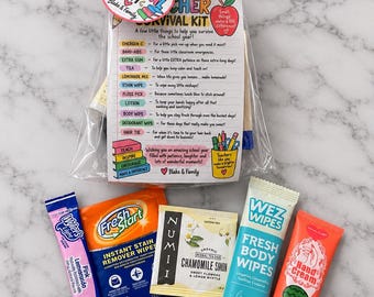 Teacher Survival Kit, Back to School Teacher Gift, Personalized Teacher Gift, First Day of School Gift, Teacher Appreciation Gift
