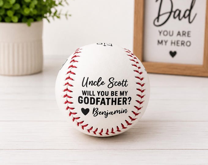 Godfather Personalized Baseball Proposal Gift