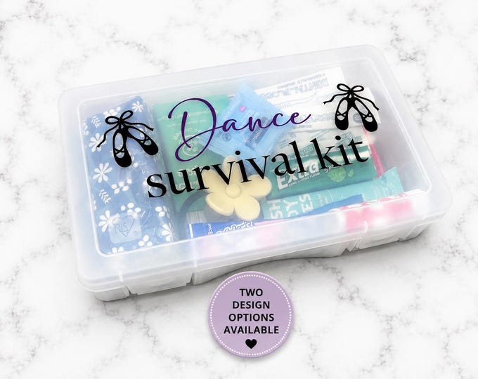 Dance Survival Kit, Dance Gift, Dancer Essentials, Competition Gift, Personalized Competition Kit, Backstage Emergency Kit