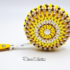 Tape Measures with Hand Sewn Beaded Covers