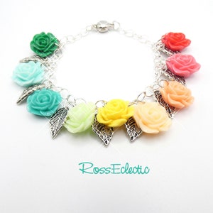 Rainbow Roses Bracelet