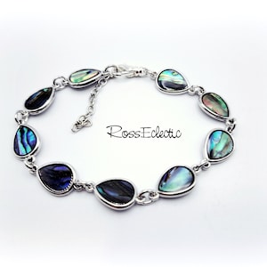 Mother of Pearl Teardrop Bracelet