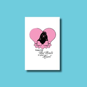 Loss of a shih tzu | Death of a Dog Condolence Card Instant Download | Printable | Co-Worker Pet Sympathy | PDF Sympathy Card