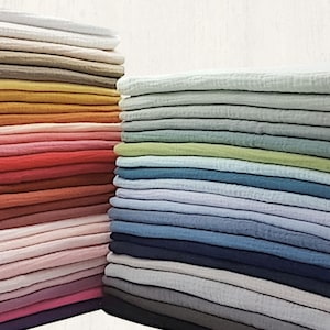 Mousseline - Effen - Kleur selecteerbaar