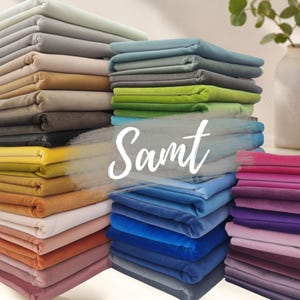 Fluweel - Katoenfluweel - 39 kleuren - Decoratieve stof - Kledingstof - Meubelstof - Gordijnstof - Per meter verkocht - Velours - Fluweelstof