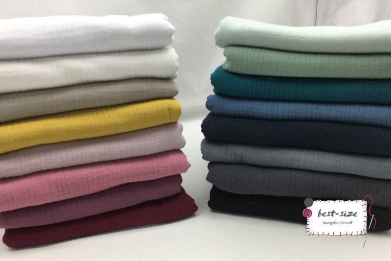 Wintermusselin - Double Gauze - color selectable