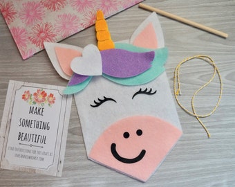 Unicorn Banner Craft Kit DIY