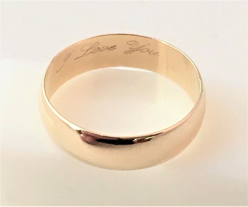 Brand New Hallmarked 9ct White Gold Wedding Ring Band D Shape