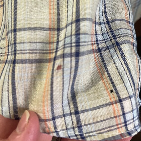 VINTAGE LEVIS plaid western shirt 70s-80s - image 3