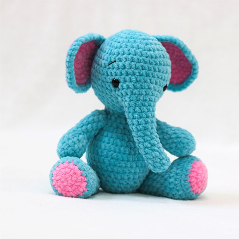 blue elephant plush