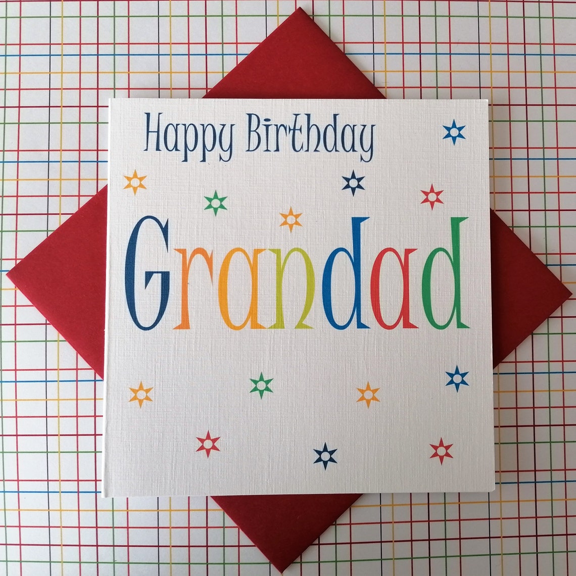 Happy Birthday Grandad Card Etsy