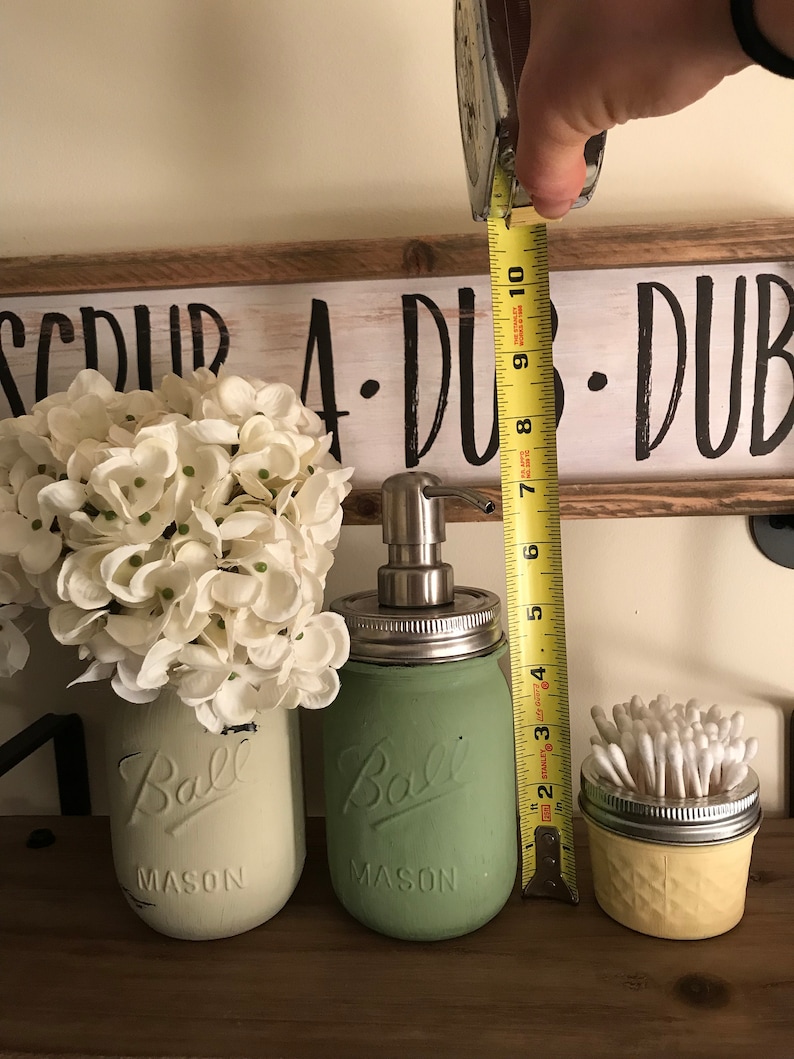 Bathroom Mason jar decor Bathroom Decor Soap Dispenser | Etsy