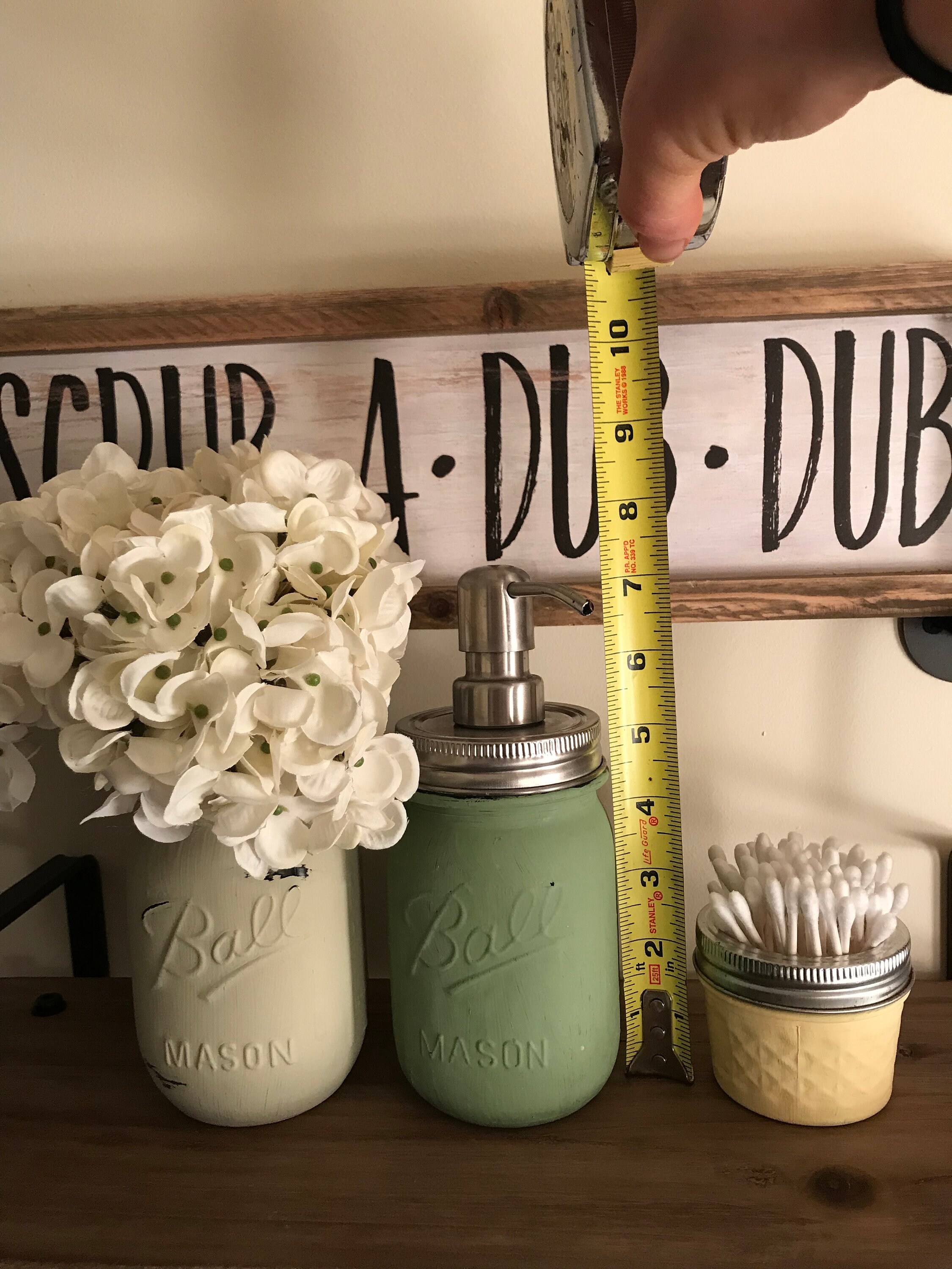 Bathroom Mason Jar Decor Bathroom Decor Soap Dispenser - Etsy