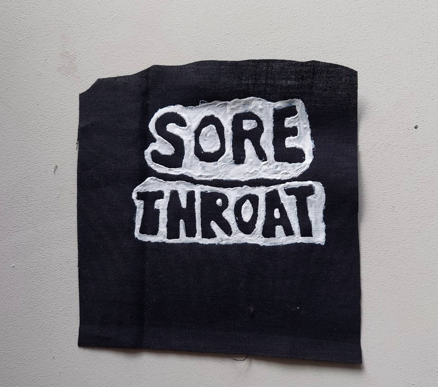 Sore Throat Patch Etsy
