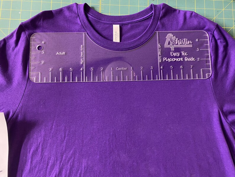 Download Easy shirt Print design alignment guide ruler acrylic for ...