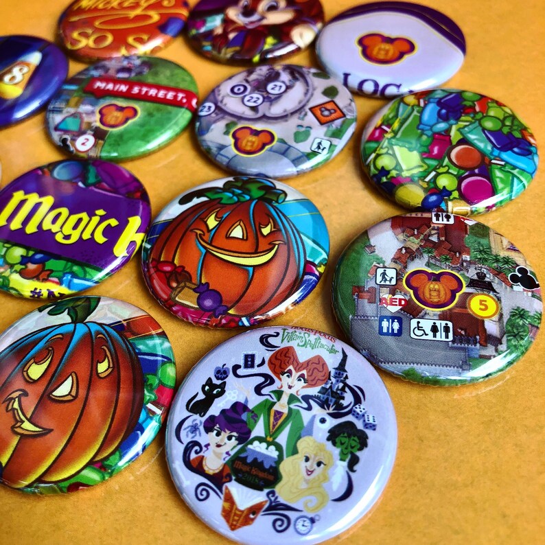 BOO TO YOU Mystery Bag Magnet Set Mickey/'s Not So Scary Halloween Party 1.25/'/' Disney Park Map Magnet Set Walt Disney World