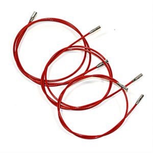SET OF 6-chiaogoo Twist Red SMALL Cables Chiaogoo Interchangeable