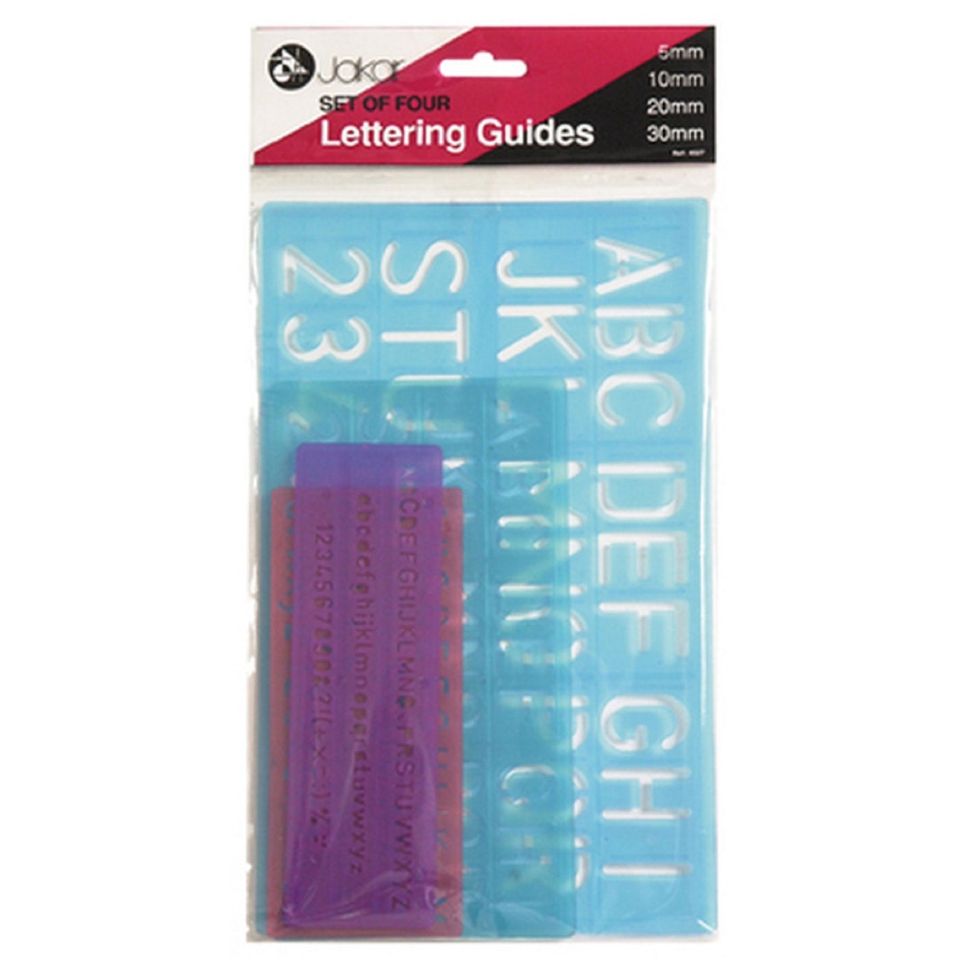 Lettering Stencils Set - Etsy