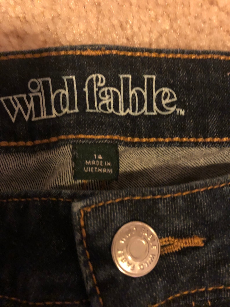 Womens wild fable jeans size 14 | Etsy