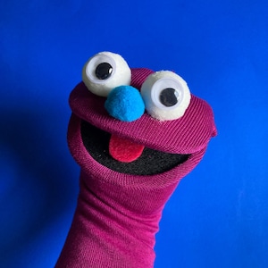 Nosey Raspberry Sock Puppet