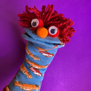Cars and Trucks Sock Puppet