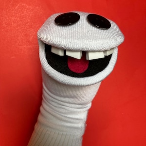 Old School Toothy Guy Sock Puppet