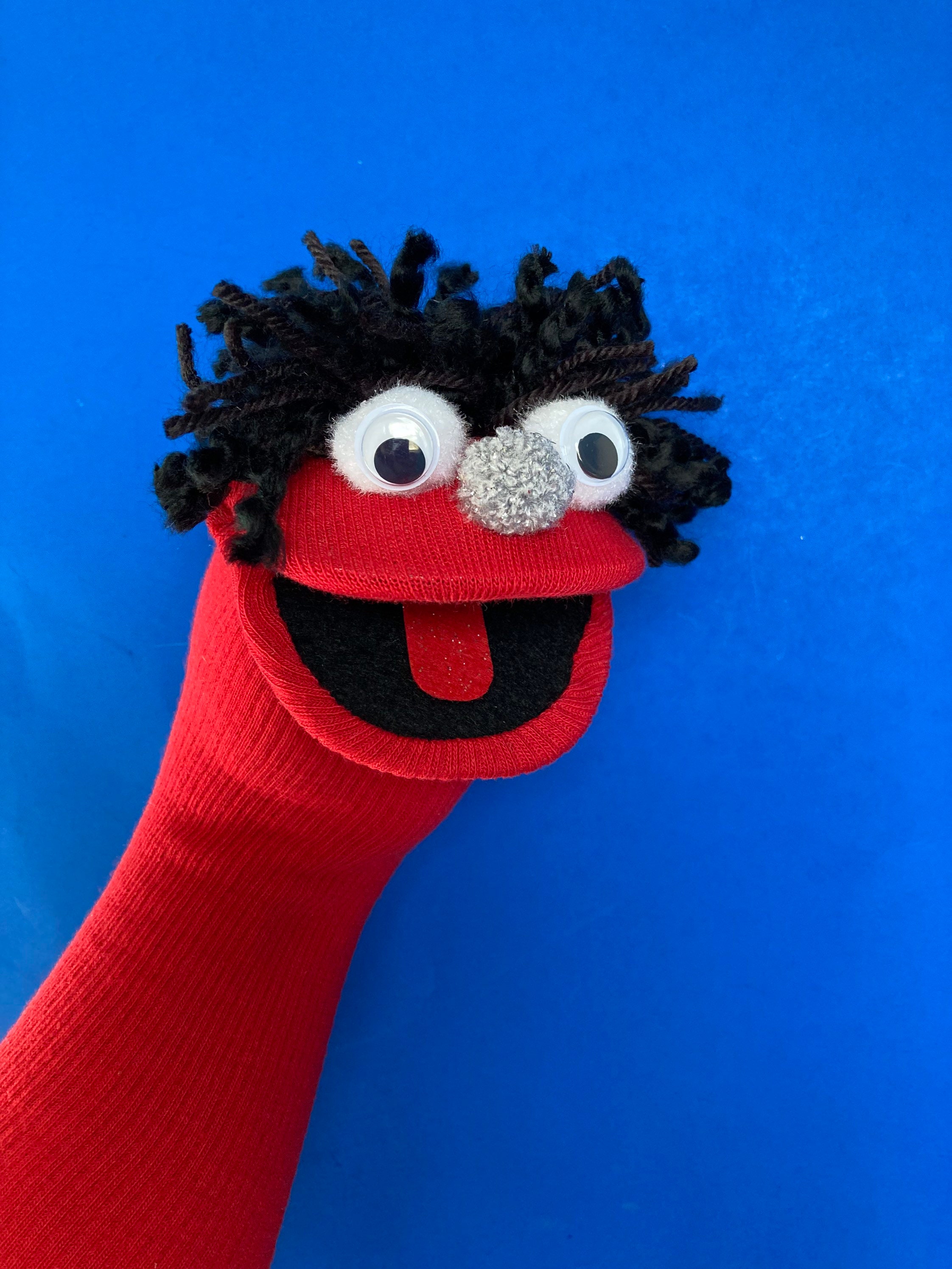 Silly Red Sock Puppet