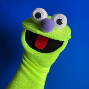Nosey Yellow Sock Puppet