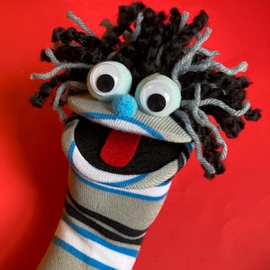 Silly Stripes Sock Puppet
