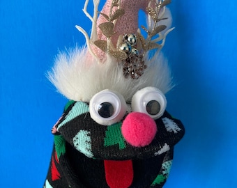 Christmas Sock Puppet - Etsy