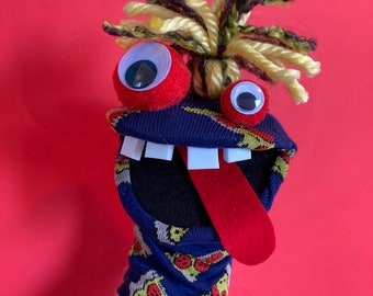 Pizza Monster Sock Puppet