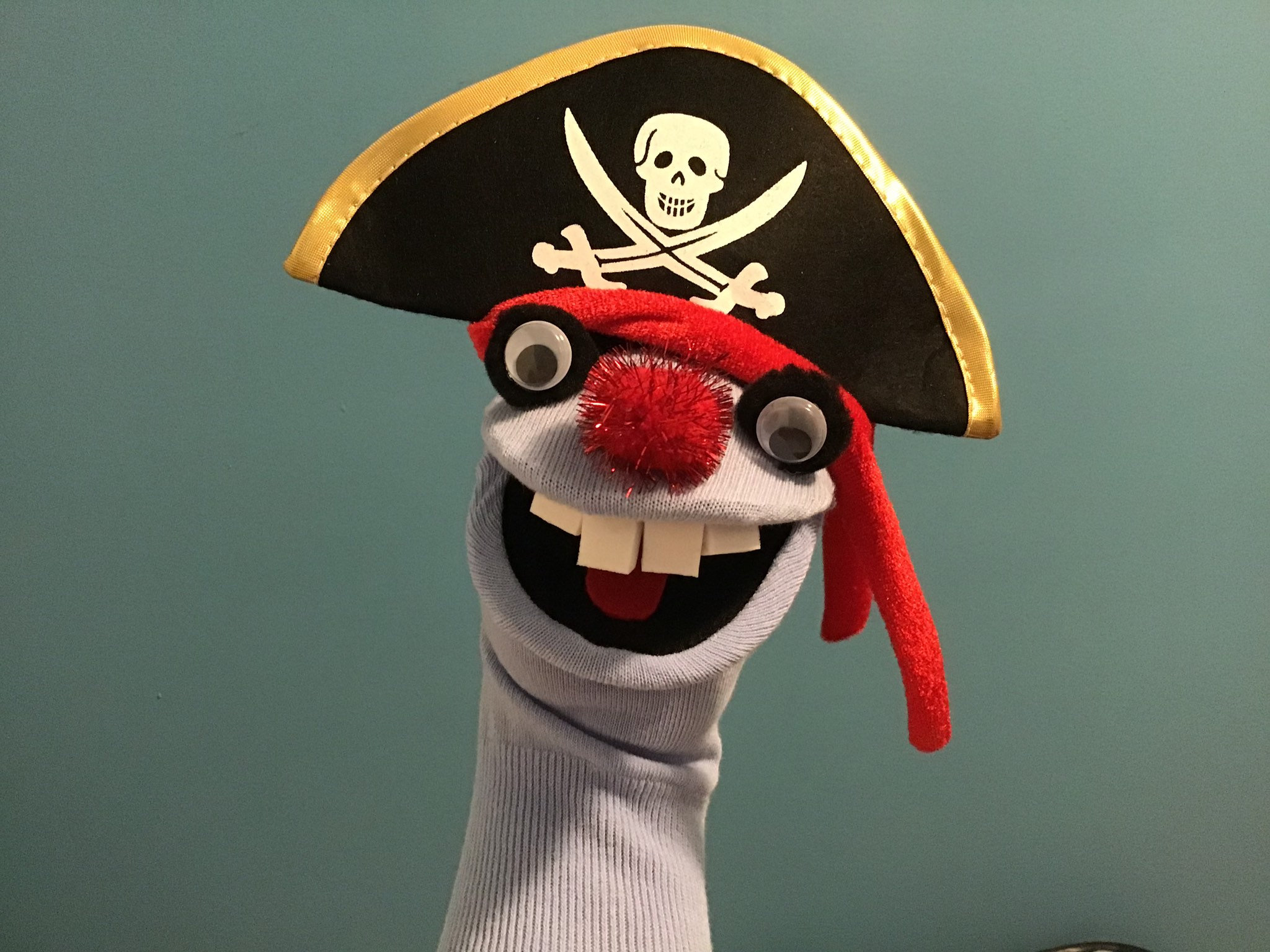 Pirate Sock Puppet photo