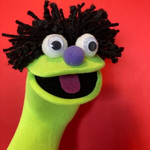 Yellow Dude Sock Puppet