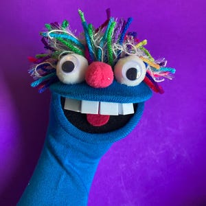 Sock Puppet Tooth Turquoise Overbite Sock Puppet - Etsy