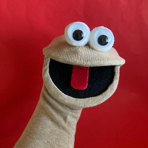 Classic Tan Sock Puppet