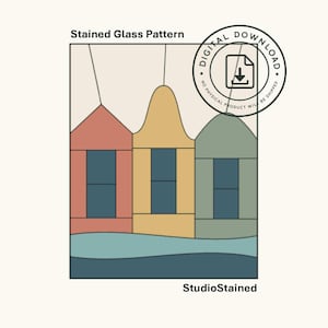 Stained Glass Pattern AMSTERDAM