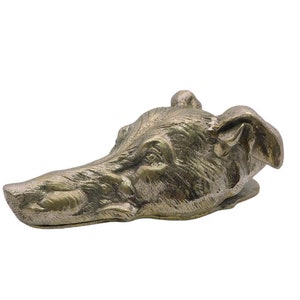 Whippet head - English paperweight - Victorian period - Discounts / Clearance !!