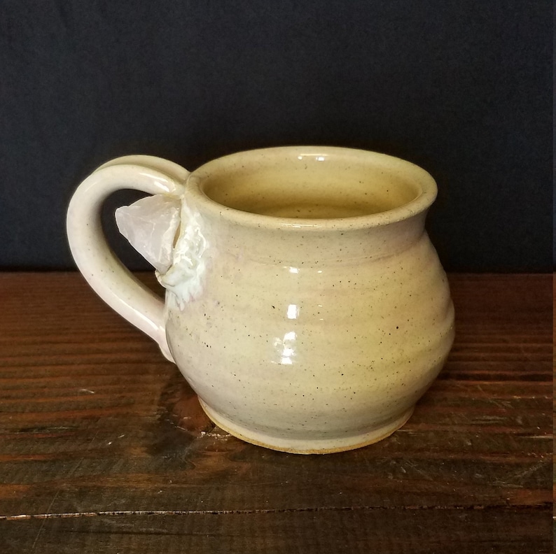 Rose Quartz Mug Coffee Mug Meraki. Crystal Mug Handmade Tea Mug