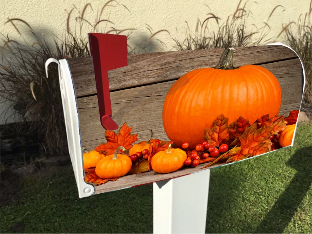 Seasonal Mailbox Cover or Not Autumn / Fall Themed, Rustic
