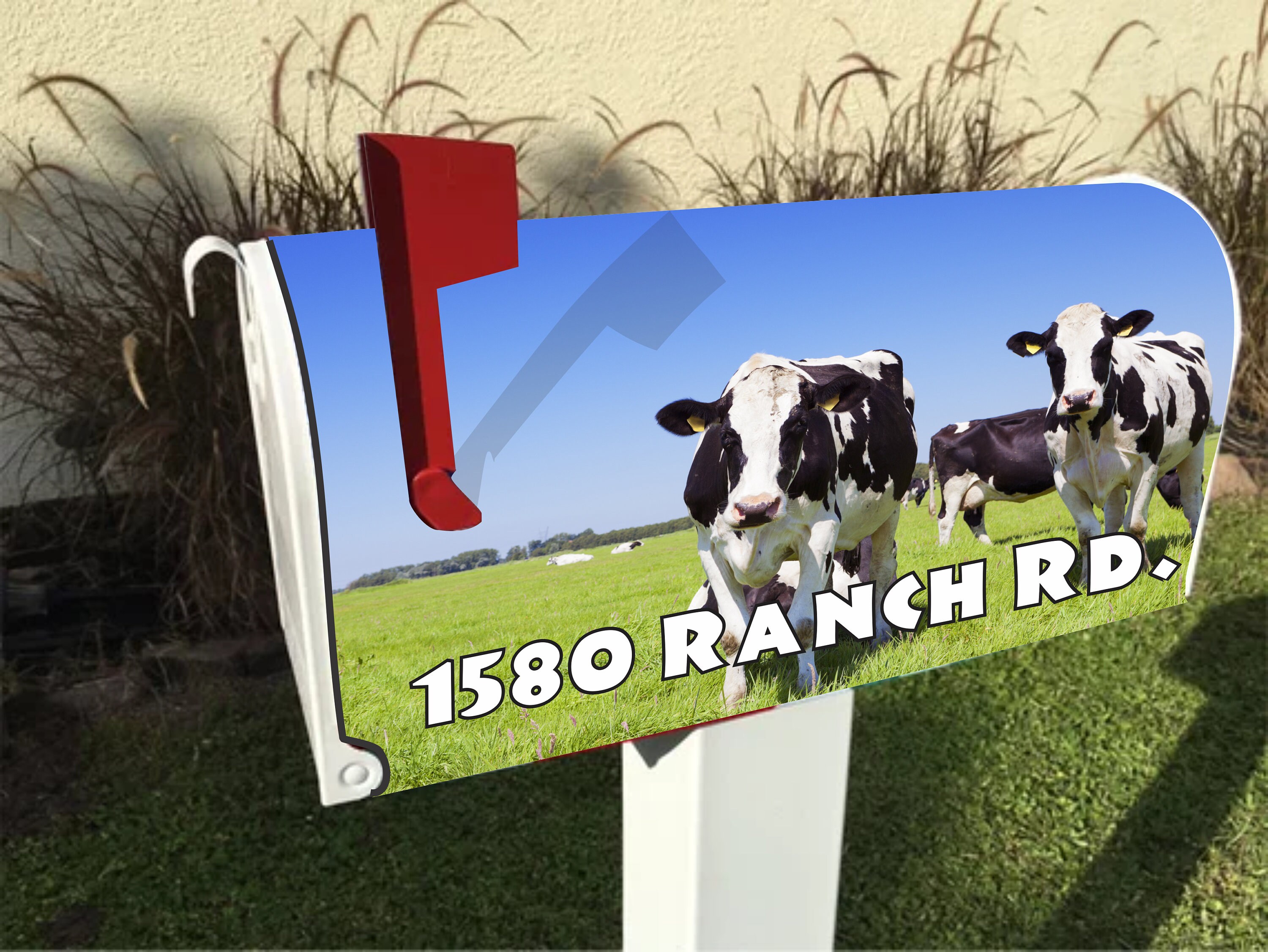 Moooo! Farm Fresh Cow Mailbox Cover W/free Shipping! Magnetic or Non ...